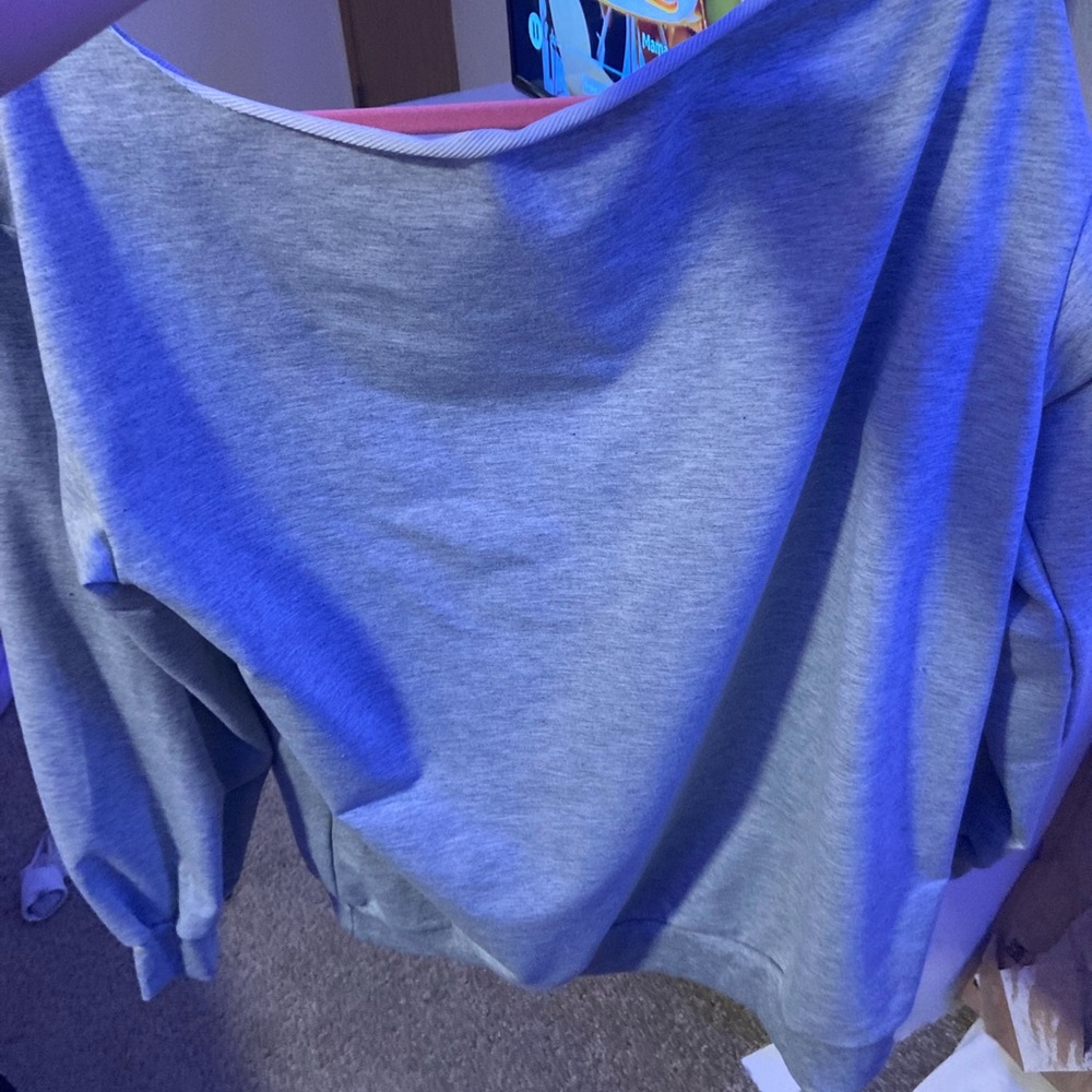 Heather Gray Casual Long Sleeve Top